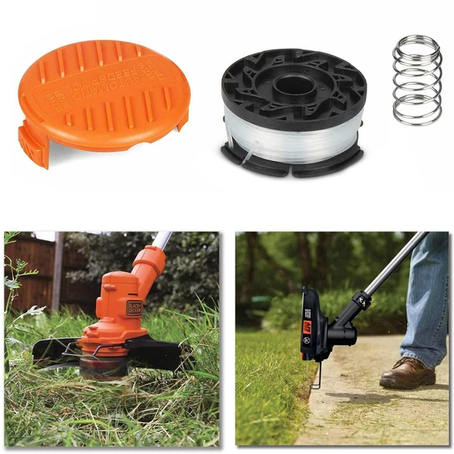 String Trimmer Replacement Spool for Black + Decker String Trimmer Edger,  AF-100 30ft 0.065 Auto-feed Weed Eater Refills Replacement Spools,  Durable