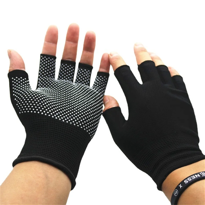 Women Men Arthritis Compression Gloves Fingerless Joint Pain Relief Rheumatoid Osteoarthritis Hand Wrist Support Mittens