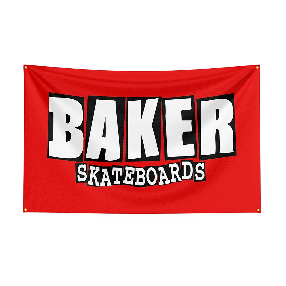 90x150cm Baker Flag Polyester Printed Skateboards Banner For Decor1