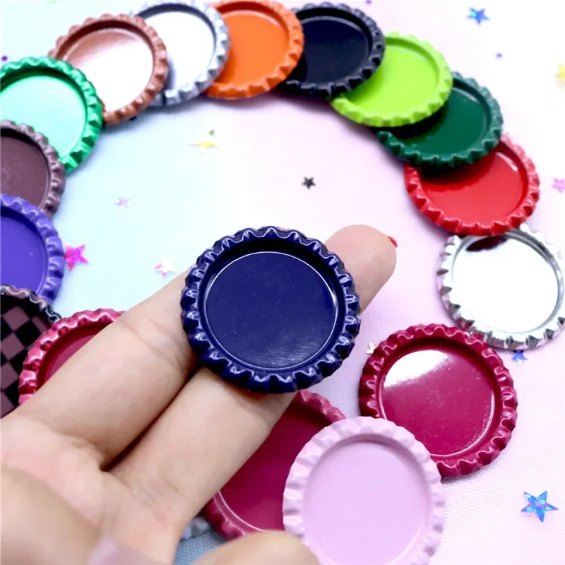 Craft supplies for DIY hair bows bottle caps 200pcs/lot