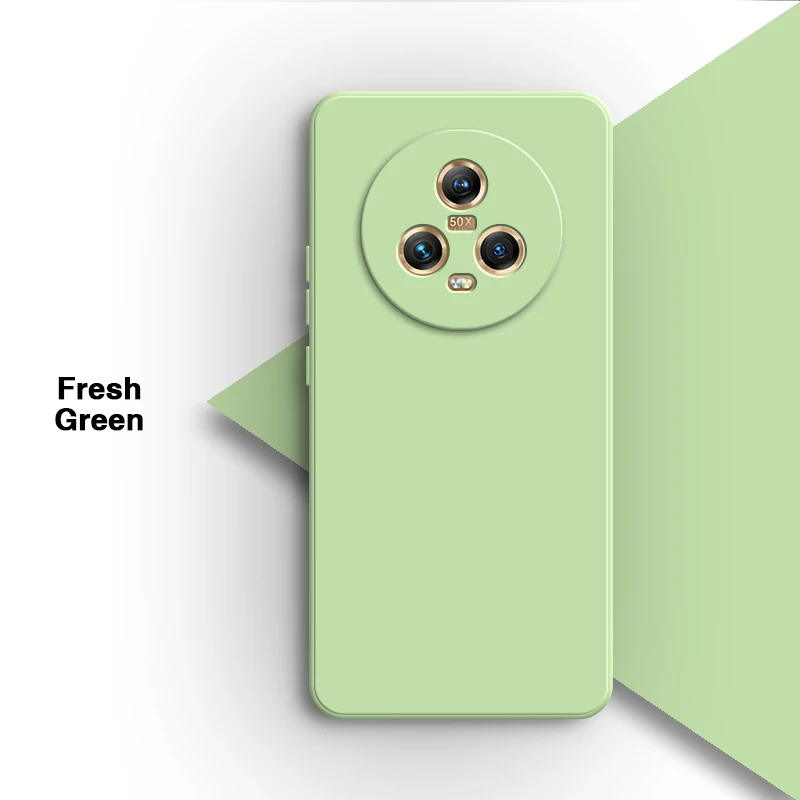 High-Quality Liquid Silicone Phone Case with Soft Lens Protection