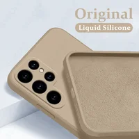 Case For Samsung Galaxy S26 S24 S23 S22 S25 Ultra S24 FE A57 A56 A55 A16 A17 5G S25 Edge Shockproof Liquid Silicone Phone Cover - Image 5