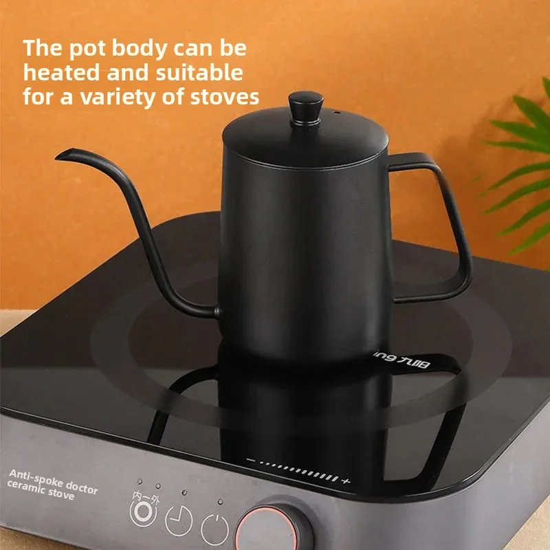 إبريق قهوة فاخر ستانلس ستيل يدوي