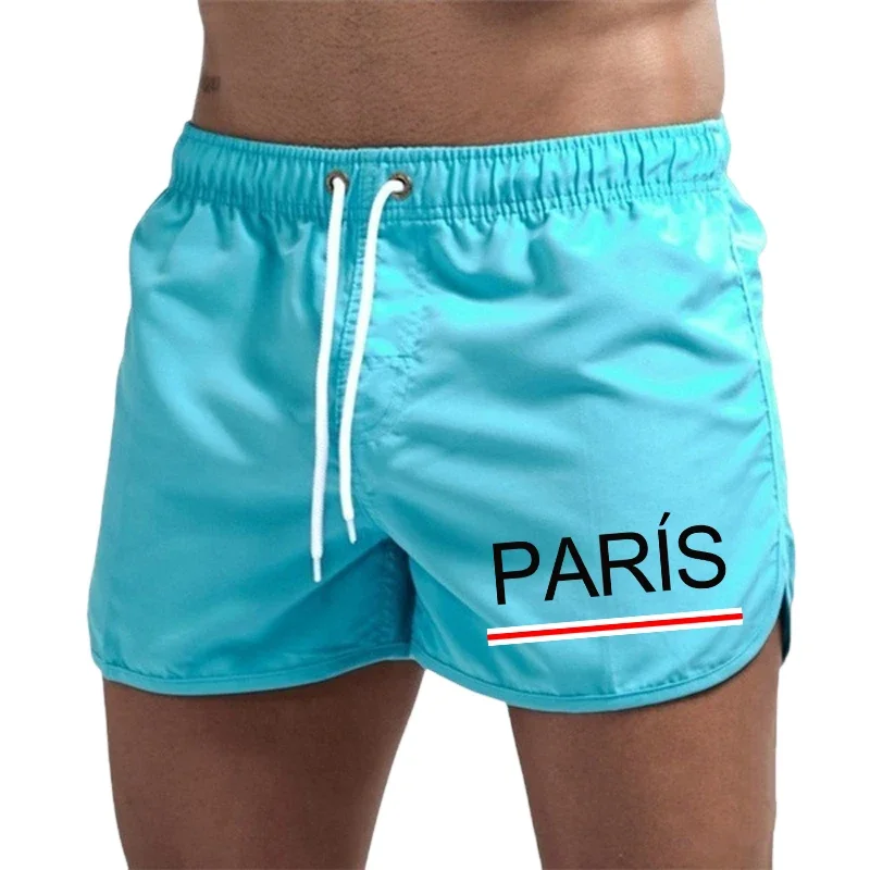 Mens Quick Dry Beach Shorts Summer Sports