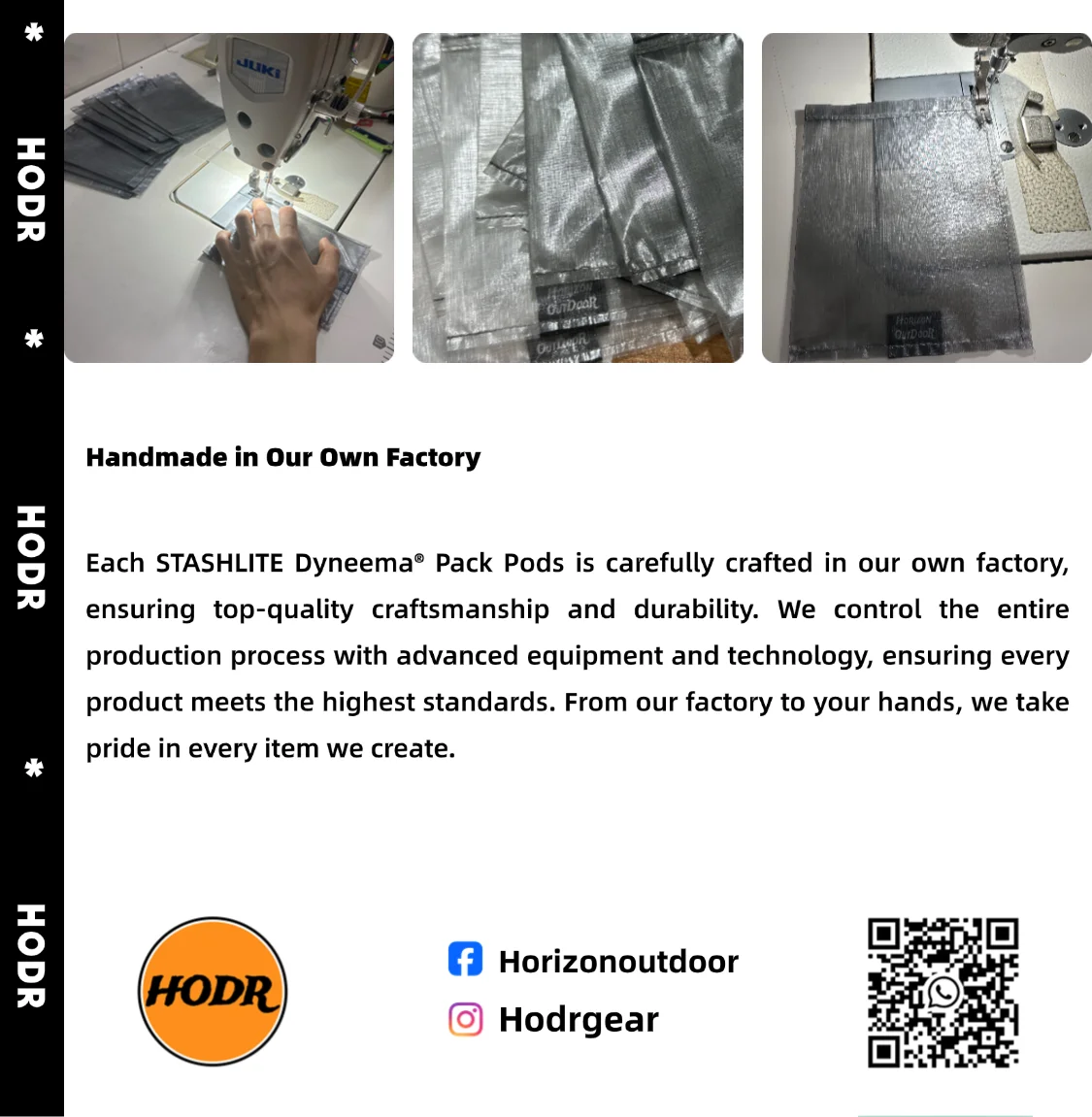 Dyneema 1.6oz packing pod used inside backpack during hiking