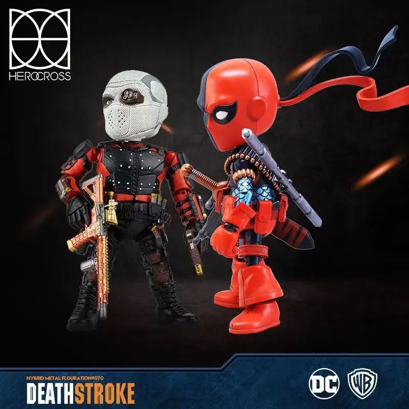 

6 Inch Herocross Dc Deathstroke Deadshot Contains Multiple Accessories Alloy Action Figures Doll Set Decoration Christmas Gift