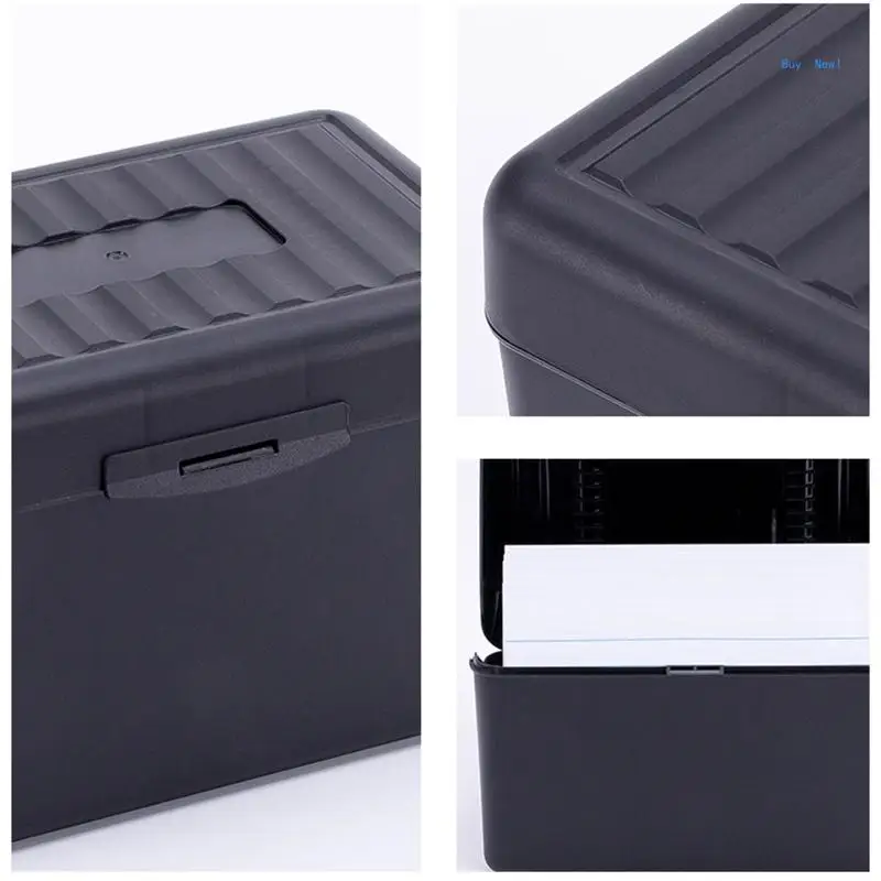 

Plastic Name Cards Storage Box for 3X5Inches Business Card Name Card Gift Card