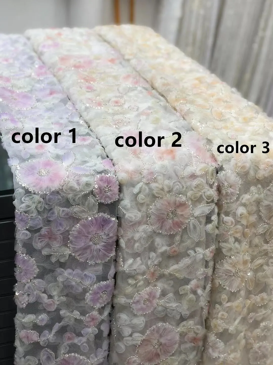 

Высококачественная африканская кружевная ткань L-13025512 французская сетчатая ткань с блестками для шитья платья вышитые кружева тюль нигерийская кружевная ткань