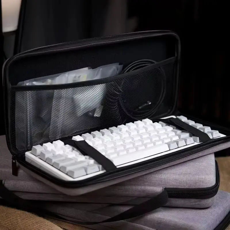 Premium Mechanical Keyboard Storage Bag - Dustproof & Water-Resistant EVA Hard Shell