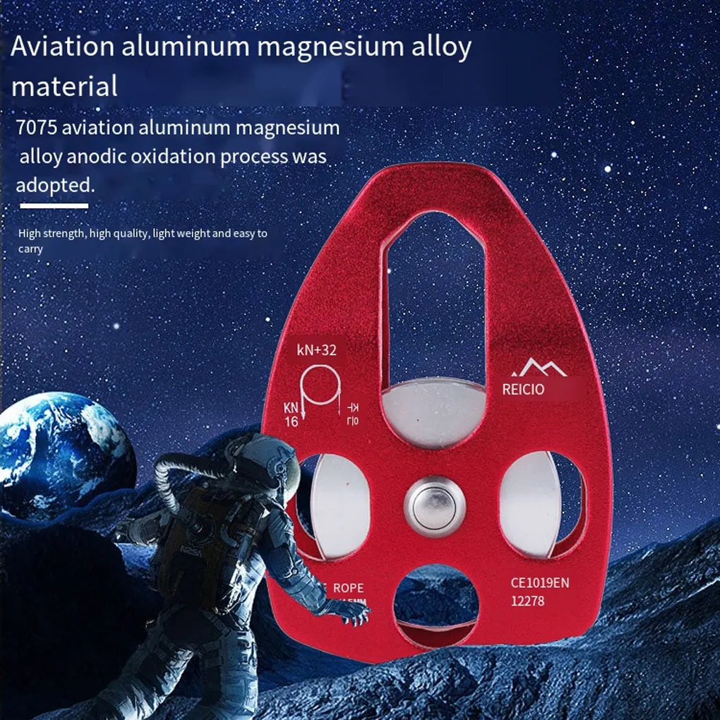 

Rock Climbing Pulley Rigging Pulleys Wheel Accessory Fixator Tools