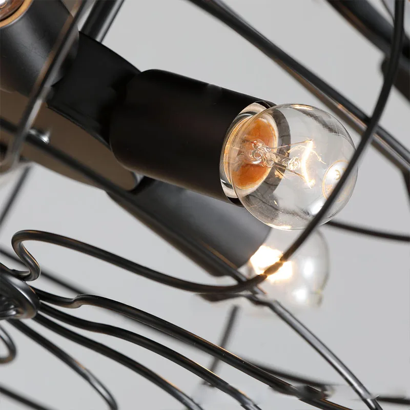 Plafondventilatorlap et afstandsbediening, retro industriële