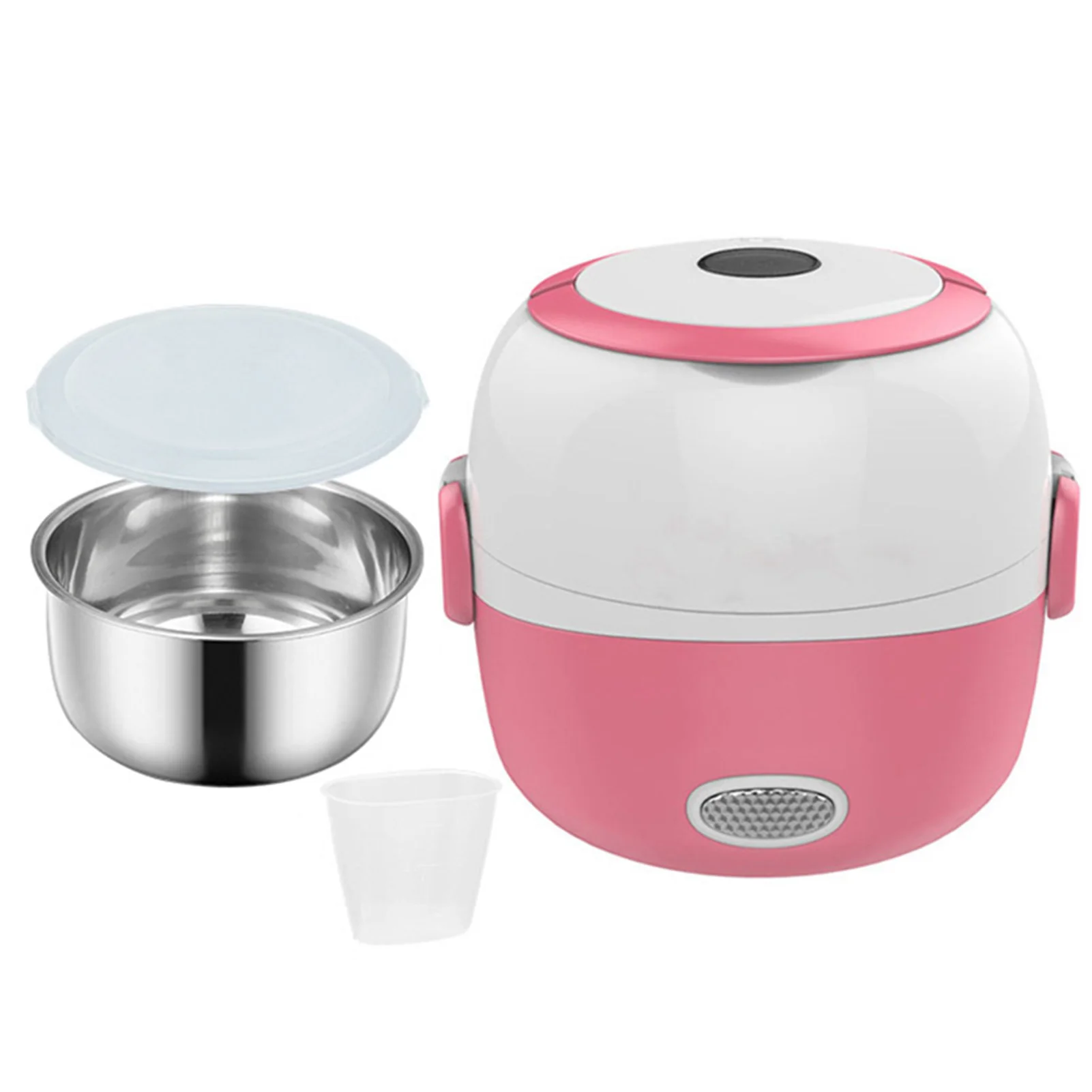 

Mini Rice Cooker Electric Lunch Box Portable Food Warmer 1/2/3 Layers Stainless Steel Container For Home Office School