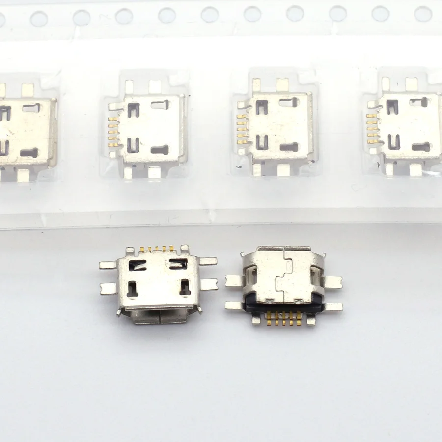 10 Pz Pin Del Telefono Mobile Micro Usb Jack Connettore Usb Di Ricarica Port Per Nokia N97 N8 E52 E55/Bbk/Vivo V1 Y1 S3 E1 E3 S12