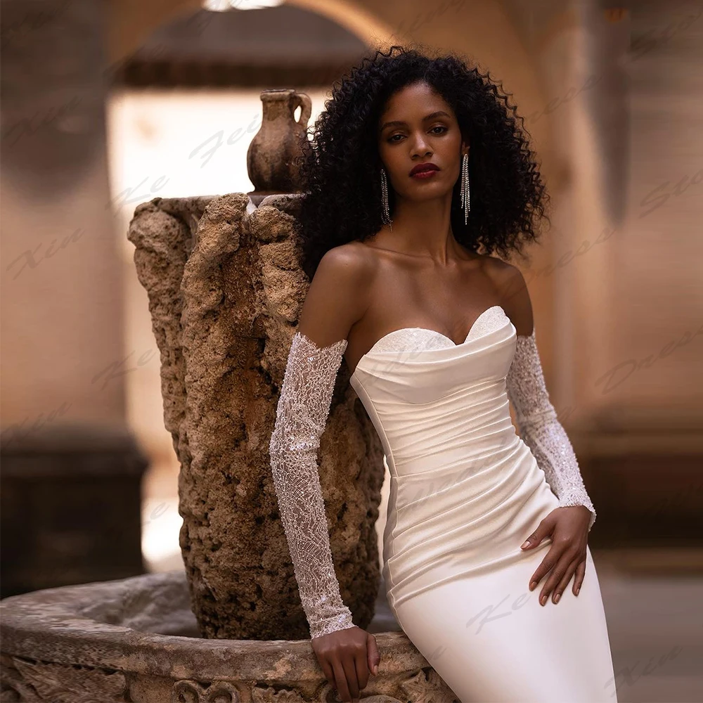 Рисунок 2 - Великолепные атласные Романтические свадебные платья