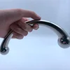 Manyjoy Heavy Stainless Steel Metal Double Ended Dildo Penis G Spot Wand Anal Butt Plug Massager G-Spot Sex Toy for Woman Hot 1