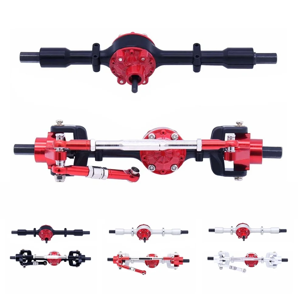

WPL Metal Front and Rear Axle Set for WPL C14 C24 C34 C44 B14 B24 1/16 RC Car Upgrades Parts Accessories