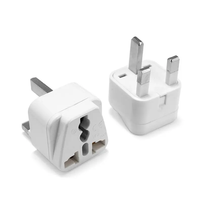 UK British Travel Adapter Universal Swiss Brazil US AU EU to UK Plug Adapter AC Power Charger Socket Outlet High Quality