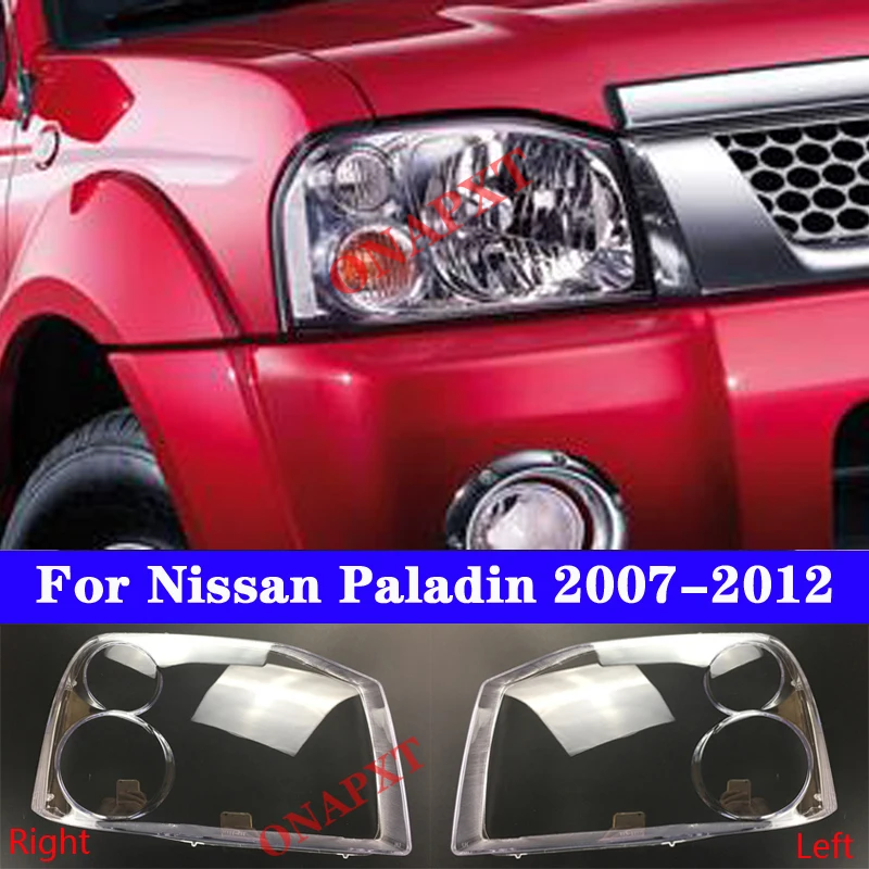 

Car Front Headlight Cover For Nissan Paladin 2007-2012 Light Caps Transparent Lampshade Glass Lens Shell