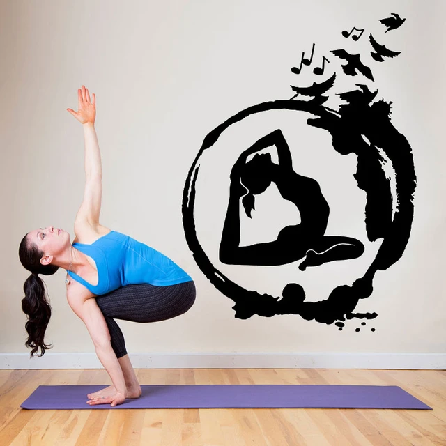 Zen wall sticker Meditation yoga exercise