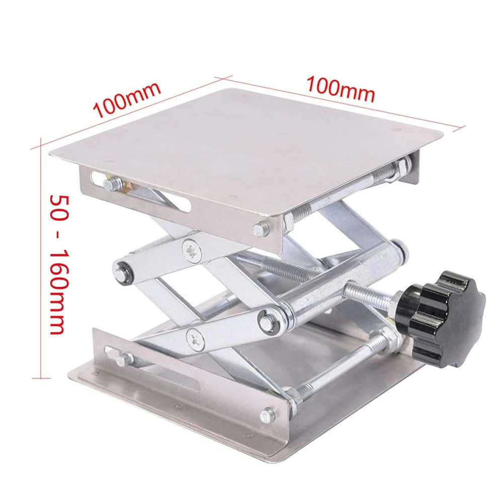 Aluminum Lifter Router Plate Table Woodworking Machinery Engraving Laboratory Lifting Stand Manual Lift Platform Carpentry Tools best wood router