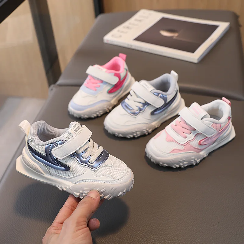 Children's Shoes Wholesale Children's Sneaker Boys' Breathable Mesh Shoes Girls' Shoes Spring and Autumn New Baby Child Fashion bona 2022 new designers popular light sneakers children luxury brand mesh breathable shoes kids non slip casual shoes child soft