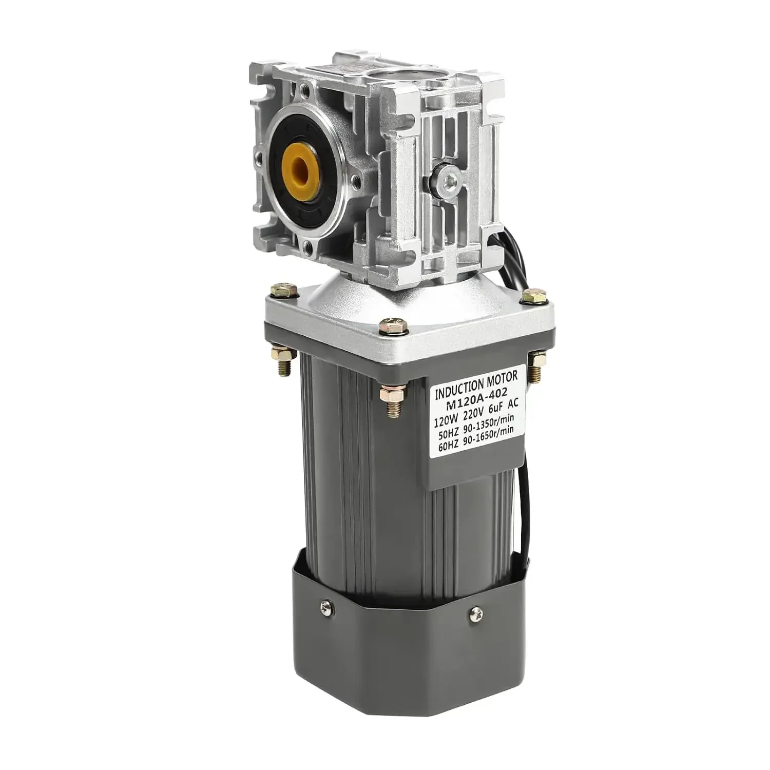 Elektrischer Getriebemotor – Wechselstrommotor 220 V, 120 W, 1650 U/min CW/CCW Schneckengetriebemotor mit Regler und einstellbarer Geschwindigkeit (30 K) – Detail 3
