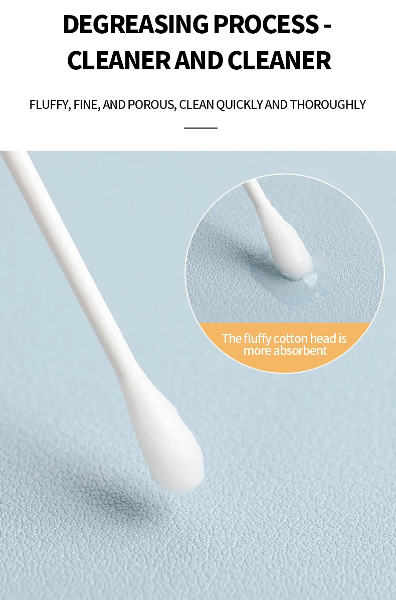 Description Picture 6 of item100PCS/bag double ended cotton swab - suitable for beauty, makeup, makeup removal, and daily cleaning use