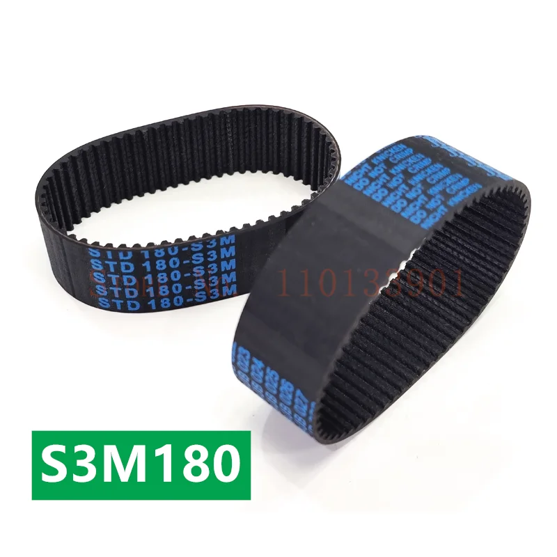 Correia Dentada com Alto Torque S3m 180 Largura mm 10 mm 15 mm 20 mm S3m18020