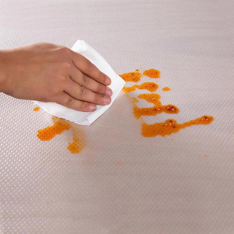 Description Picture 6 of itemWaterproof Oilproof Shelf Cover Mat Drawer Liner Cabinet Non Slip Table Adhesive For Kitchen Cupboard Refrigerator Supplies