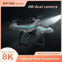 2026 Ky102 Drone 8k Hd Aerial Photography Dual Camera Brushless Quadcopter Obstacle Avoidance Optical Flow Aerial Rc Drone 2