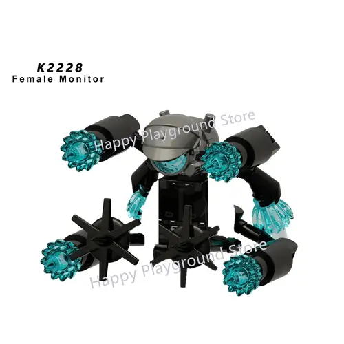 New KDL SWAT Skibidi Toilet Man Figures Anime Block Toys TvMan Titan Cameraman Speakerman Bricks Model Toy Birthday Gift - Image 52