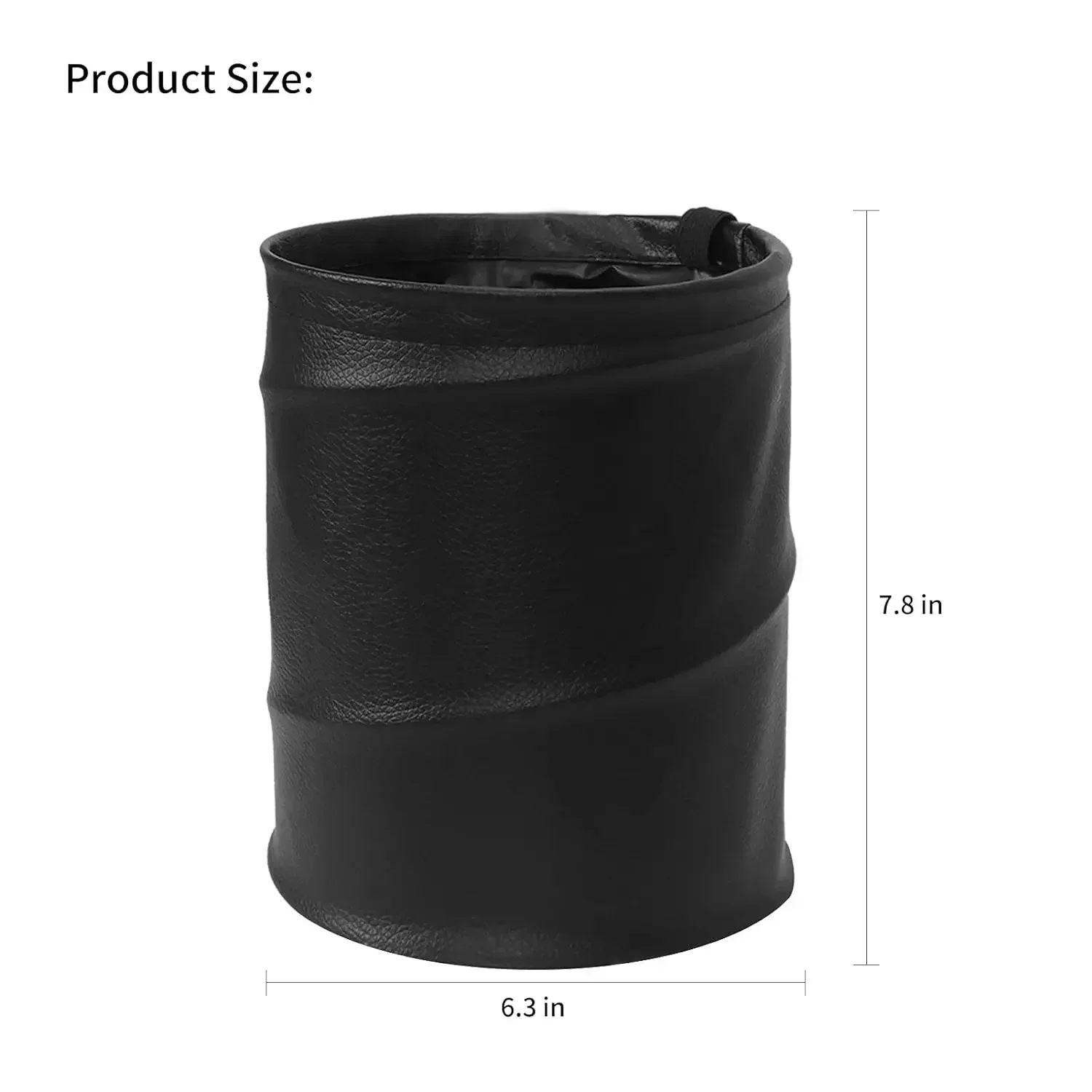 Double Layer Foldable Waterproof Trash Can for Car-Leak-Proof Organizer Folding Garbage Can Multifunctional Trash Bin car trash can