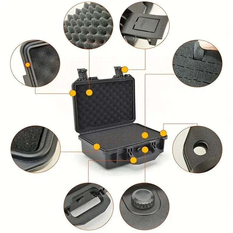 Waterproof Shockproof Tool Storage Case Perfect for Protect Camera, Tools & Instruments, Secure For Move 6