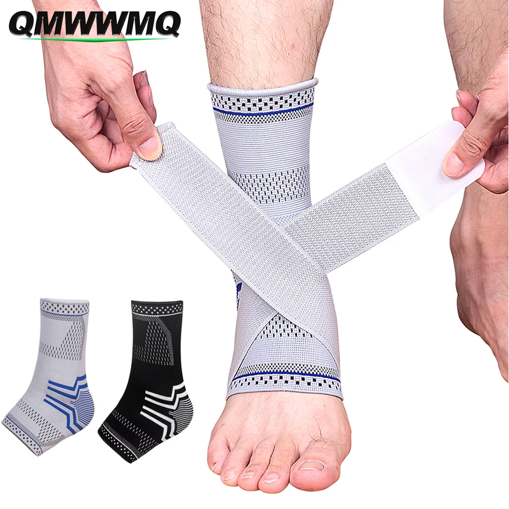 

1Pcs Ankle Brace Compression Sleeve with Adjustable Straps, Arch Support & Foot Stabilizer, Elastic Wrap for Plantar Fasciitis