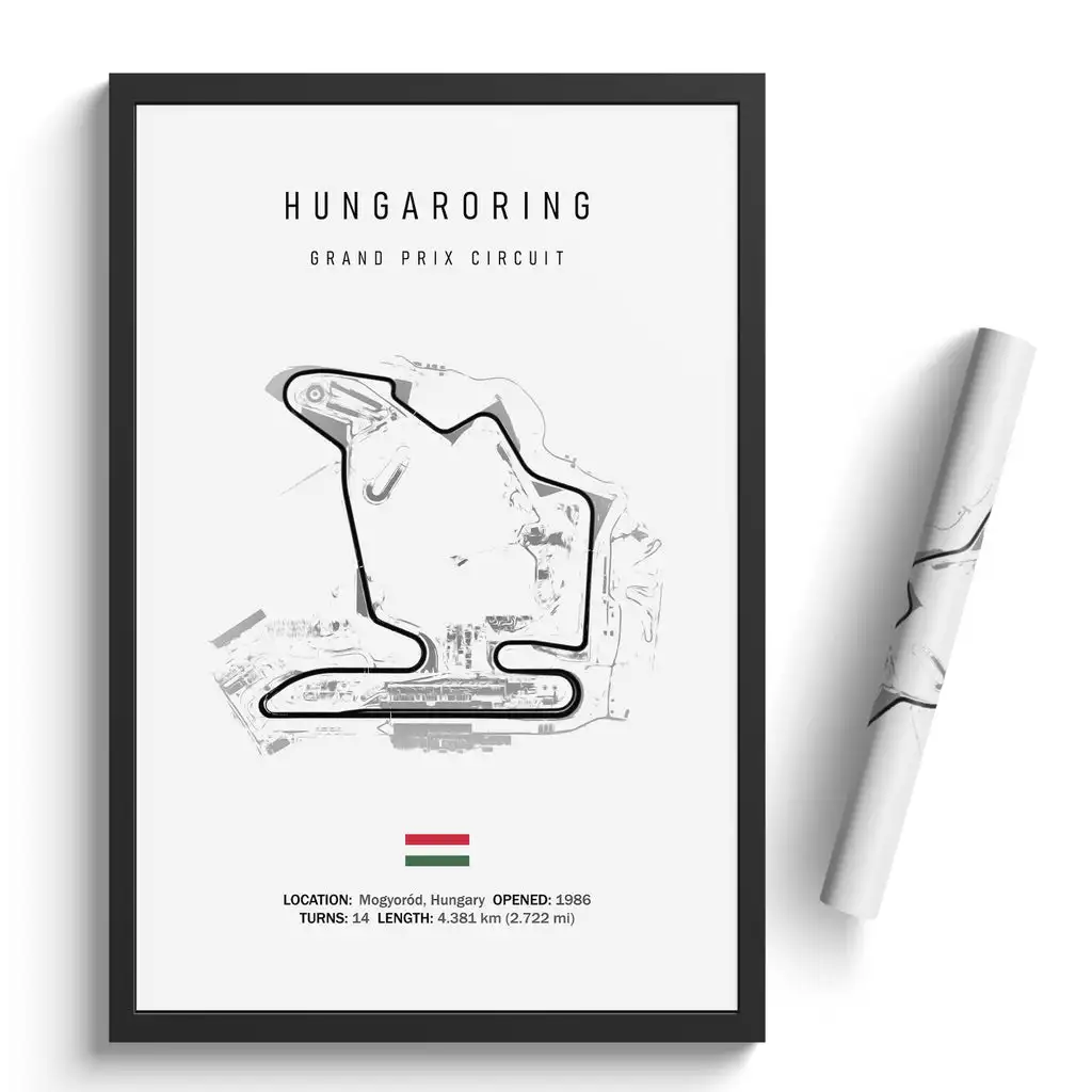 Formula 1 Racing Circuit Canvas Art: Aesthetic Motorsport Wall Decor