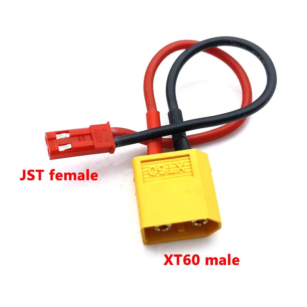 Description Picture 5 of item1pcs XT30 XT60 T plug Male / Female Connector to JST plug charge connector Adapter LiPo Battery Model Charging Converter Lead
