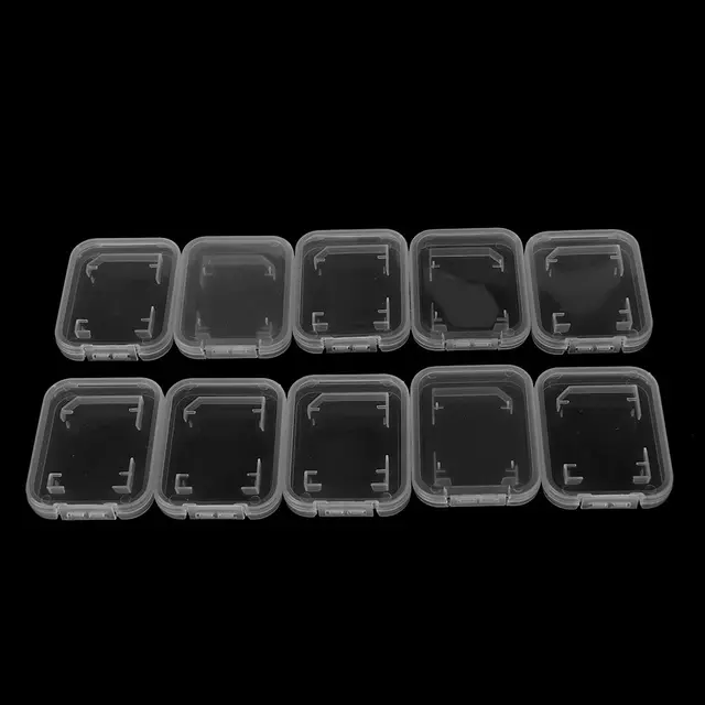 2 Boîtes De Rangement Transparentes Pour Cartes - Dimensions 9.2x6.2x2.2 Cm - Idéales Pour Cartes De Jeu, Cartes De Visite, Cartes Téléphoniques