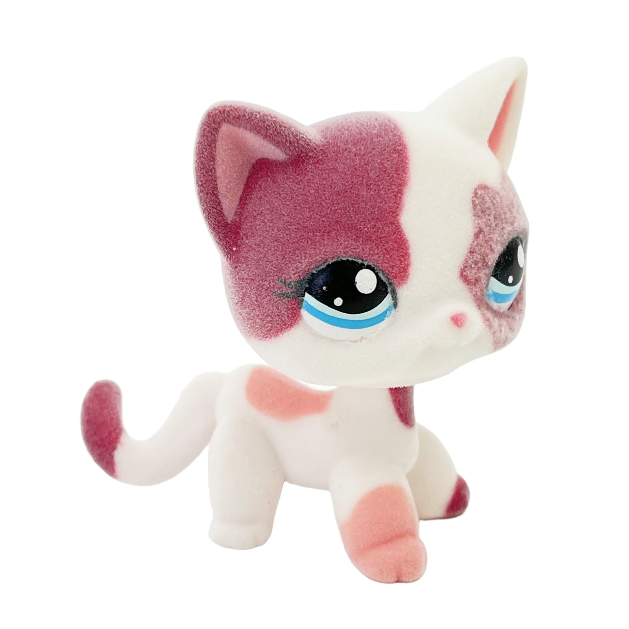 Flocked Custom Pet Toy Stand: Short Hair Cat & Dog Bobblehead Collection