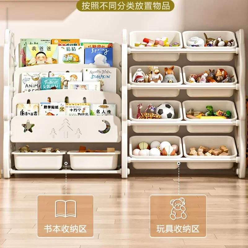 Large Desk Side Bookshelf Organizer Mobile Document Storage Rack Bookshelf Desk Storage Home Scaffale Book Shelves Furniture