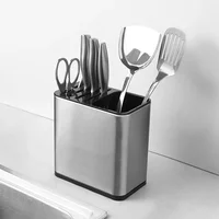 Stainless Steel Chopstick Spoon Storage Rack 2