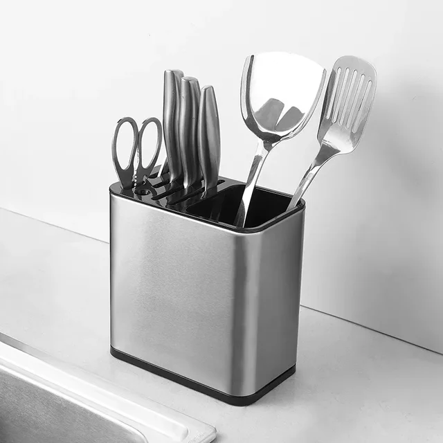 Stainless Steel Chopstick Spoon Storage Rack 2