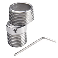 ก๊อกน้ำปรับได้360องศาแบบสกรูที่ทำมุมโค้งงออะแดปเตอร์สำหรับก๊อกน้ำแบบสั้น/ยาวสำหรับห้องครัวห้องน้ำ 3