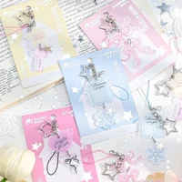 Acrylic Pendant Korean Creative Gift Cute School Bag Pendant Keychain 1