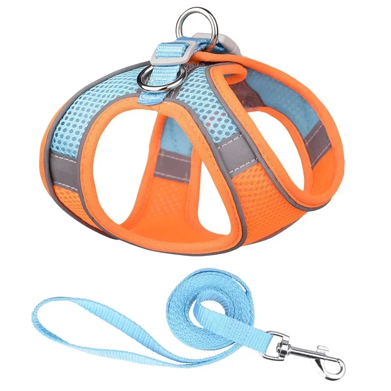 thumbnail image 1 of Arnés para perros, chaleco, collar para el pecho y gatos, cuerda ajustable, malla transpirable, ropa para perros, para caminar al aire libre, suministros para mascotas pequeñas y medianas, 1 of 5