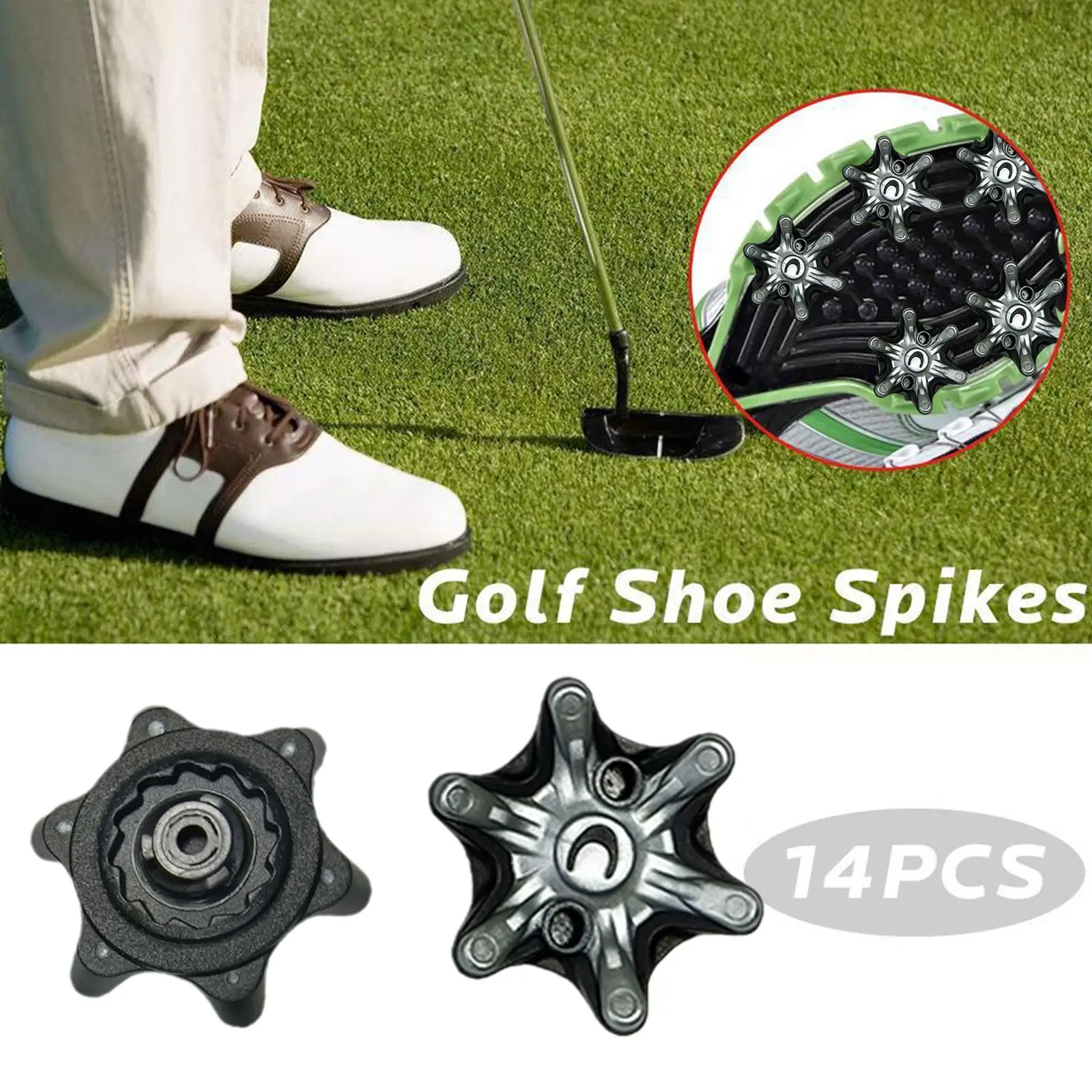 Golf Shoe Spikes Golf Shoes Tooth Golf Shoe Spikes Replacements For Most Golf Shoes Models Easy Install Golf Shoes