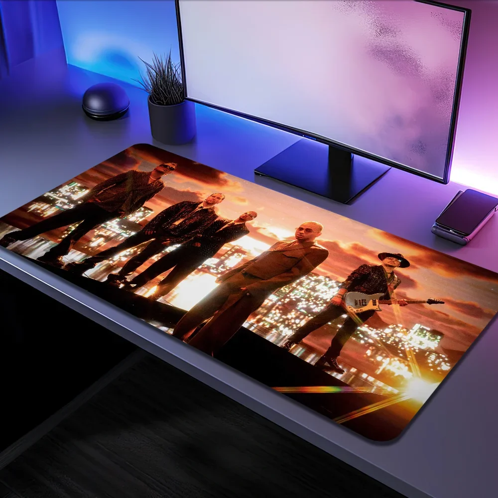 Band P-Piso 21 LOS MUCHACHOS S Mousepad Keyboard Mats Office Large Mouse Mat Computer Game Big Anti-slip Rubber PC Mice Mat 5