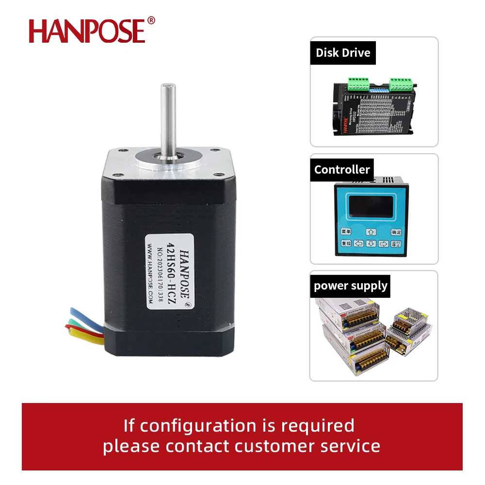 1.8도 42HS60-HCZ 4 리드 네마 17 스테퍼 모터 2상 42HS60 1.7A 토크 0.7N.m CNC 레이저 3D 프린터용 12V