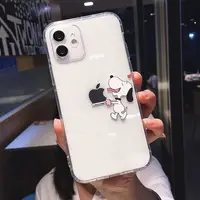 Snoopy Cute Cartoon Transparent Phone Case For iPhone 16 15 13 12 11 Pro Max Xr Xs Max 14 Plus 8 Plus Case Cute Soft Cover Y2k 4