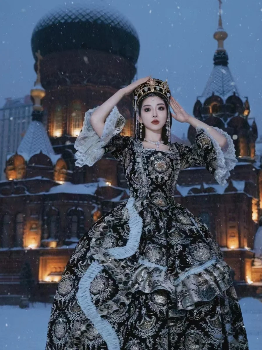 

New Dark Russian Travel Photography Black Gift Clothing