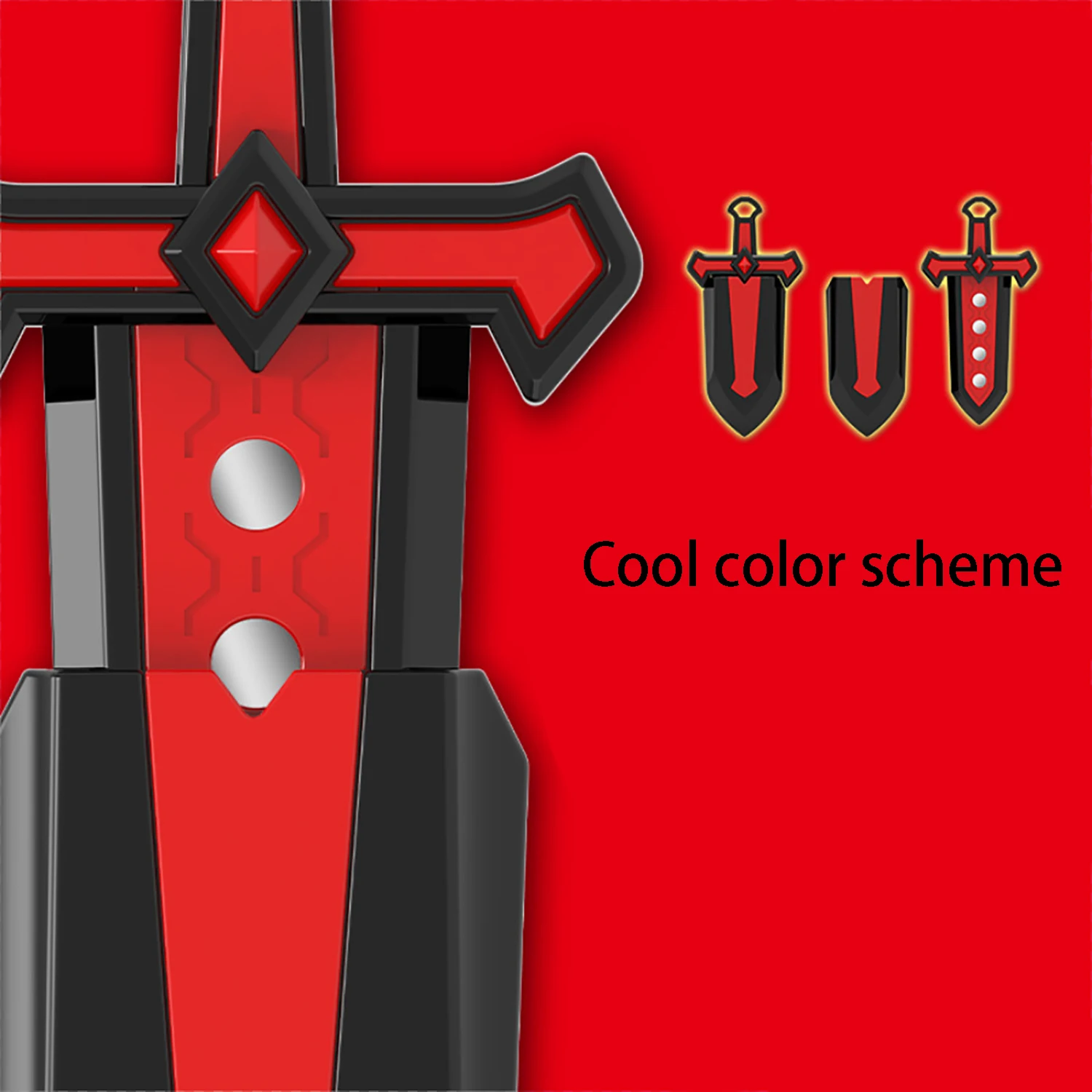Children's Magnetic Sword Radish Knife Toy Ejection Decompression Tool Sword Sheath Magnetic Absorption Sword Push Card 4